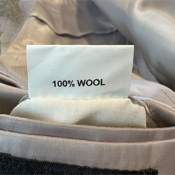 Jos. A. Bank Men's 43R Gray Wool Blazer Sport Coat Two Button Casual Suit Jacket - Picture 14 of 16